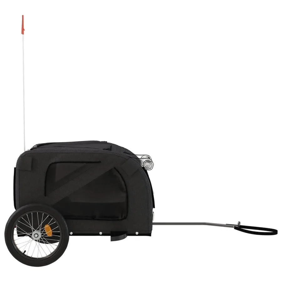 Remorque de vélo pour animaux de compagnie noir - 6