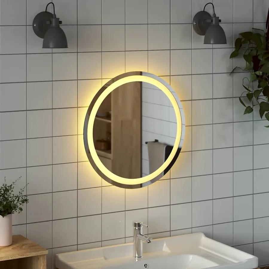 Miroir de salle de bain à LED 50 cm rond - 3