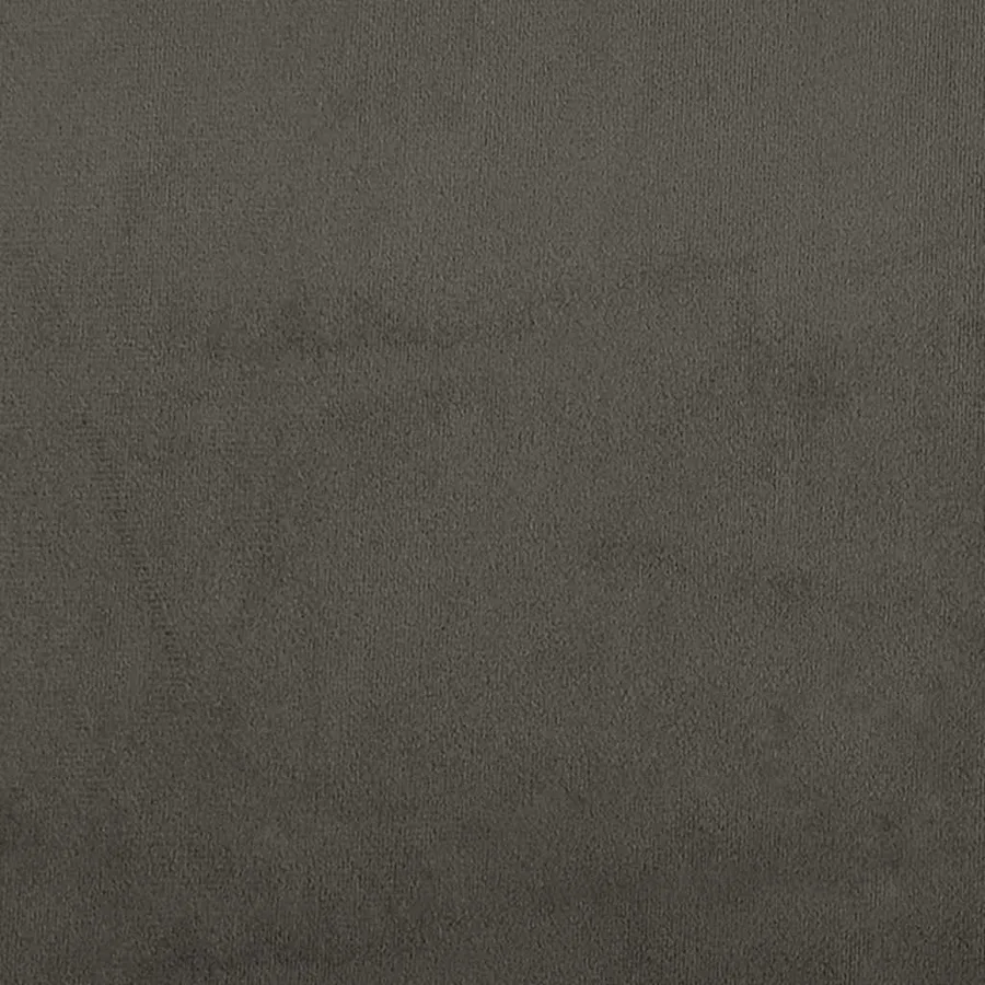 Cadre de lit sans matelas gris foncé 180x200 cm velours - 8