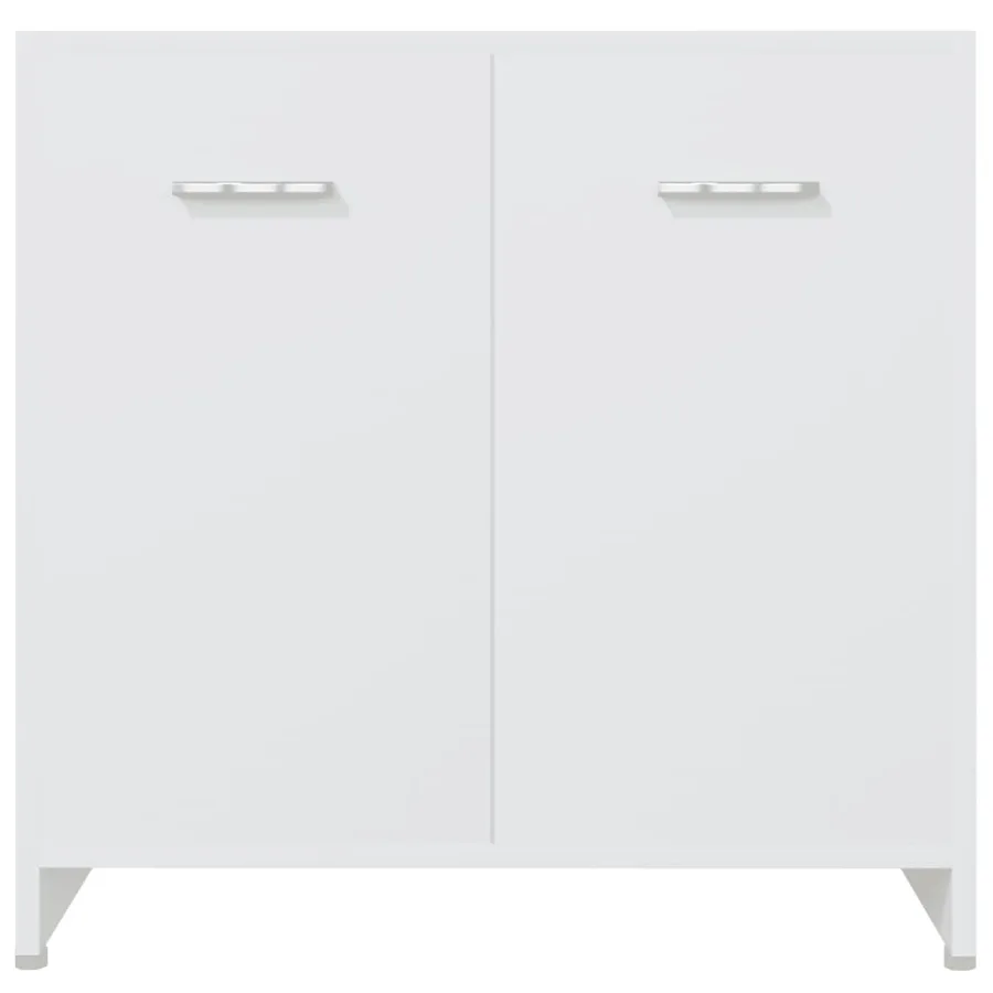 Ensemble de meubles de salle de bain 4 pcs Blanc - 5