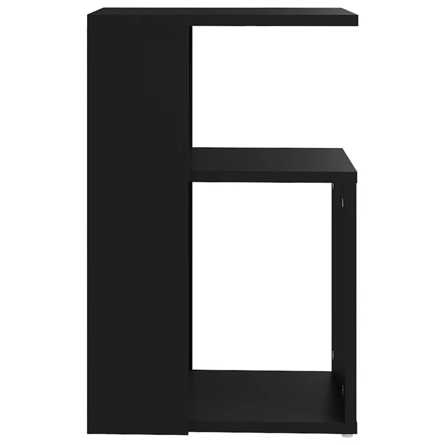 Table d'appoint Noir 36x30x56 cm Bois d’ingénierie - 4