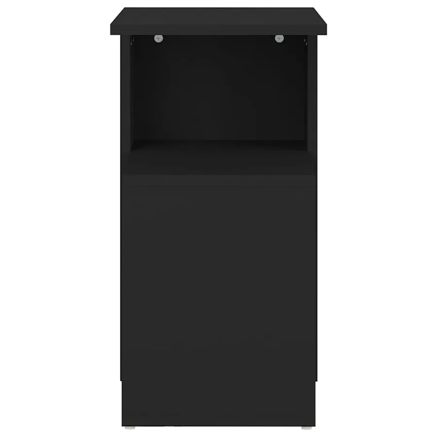 Table d'appoint Noir 36x30x56 cm Bois d’ingénierie - 5