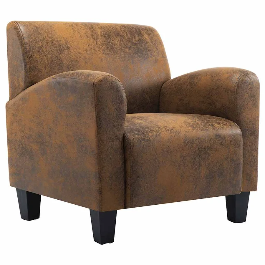 Canapé-chaise Marron 70x69x72 cm Similicuir - 2