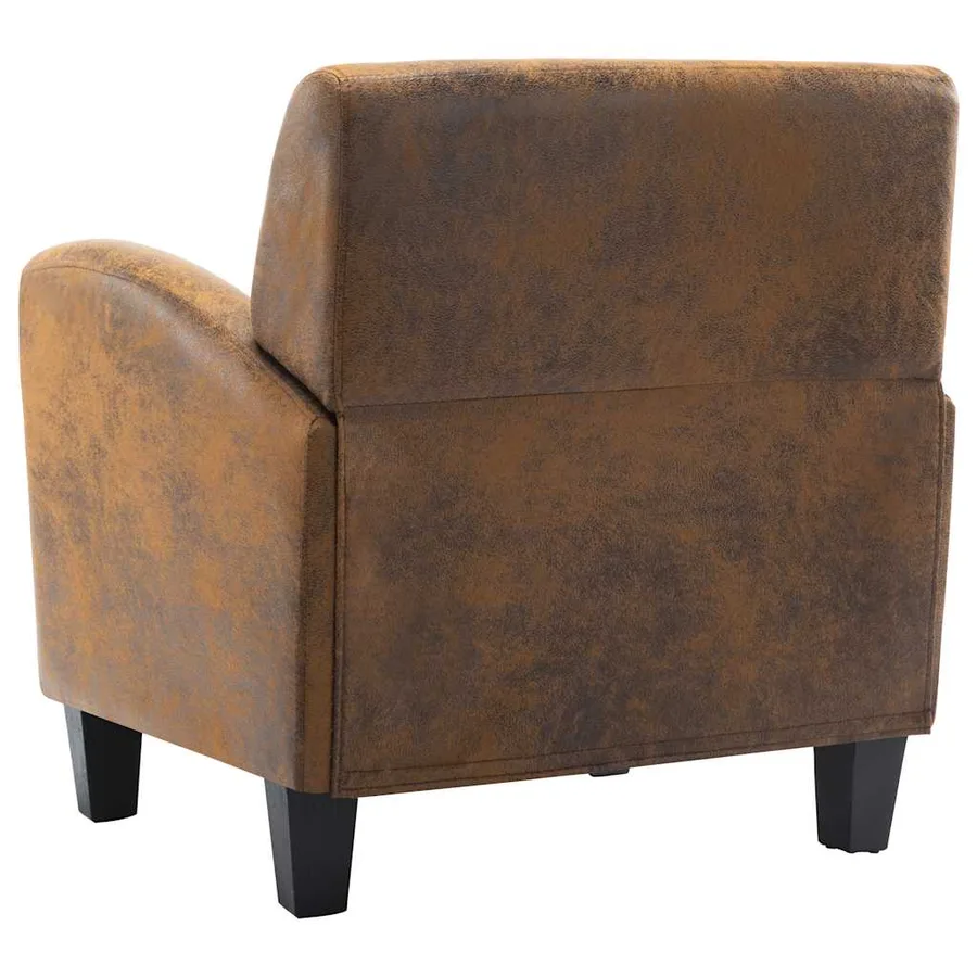 Canapé-chaise Marron 70x69x72 cm Similicuir - 5
