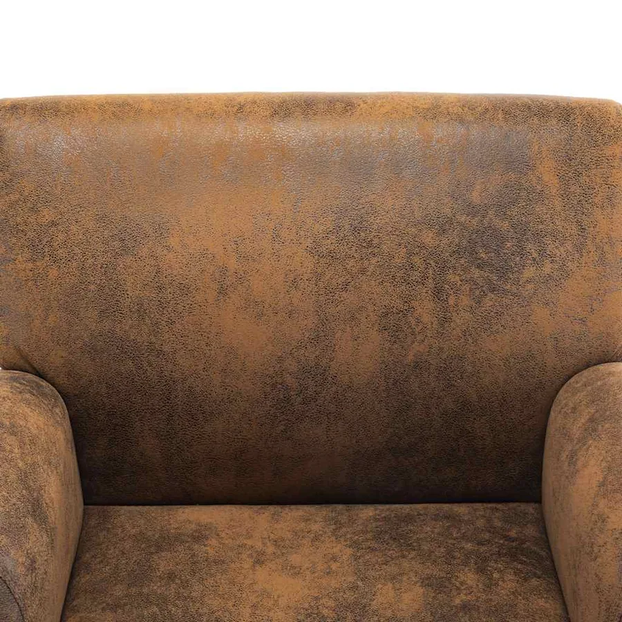 Canapé-chaise Marron 70x69x72 cm Similicuir - 6