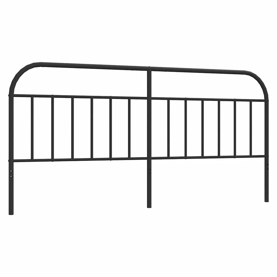 Tête de lit de remplacement métal noir 193 cm - 2