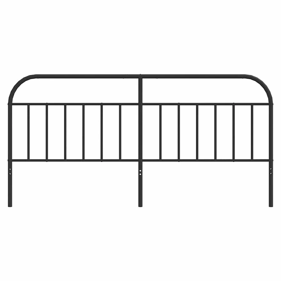 Tête de lit de remplacement métal noir 193 cm - 4