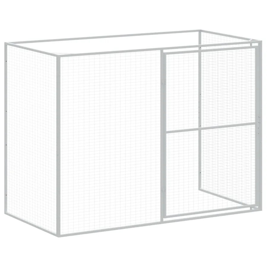 Niche pour chien avec cour anthracite 214x1069x181 cm - 8