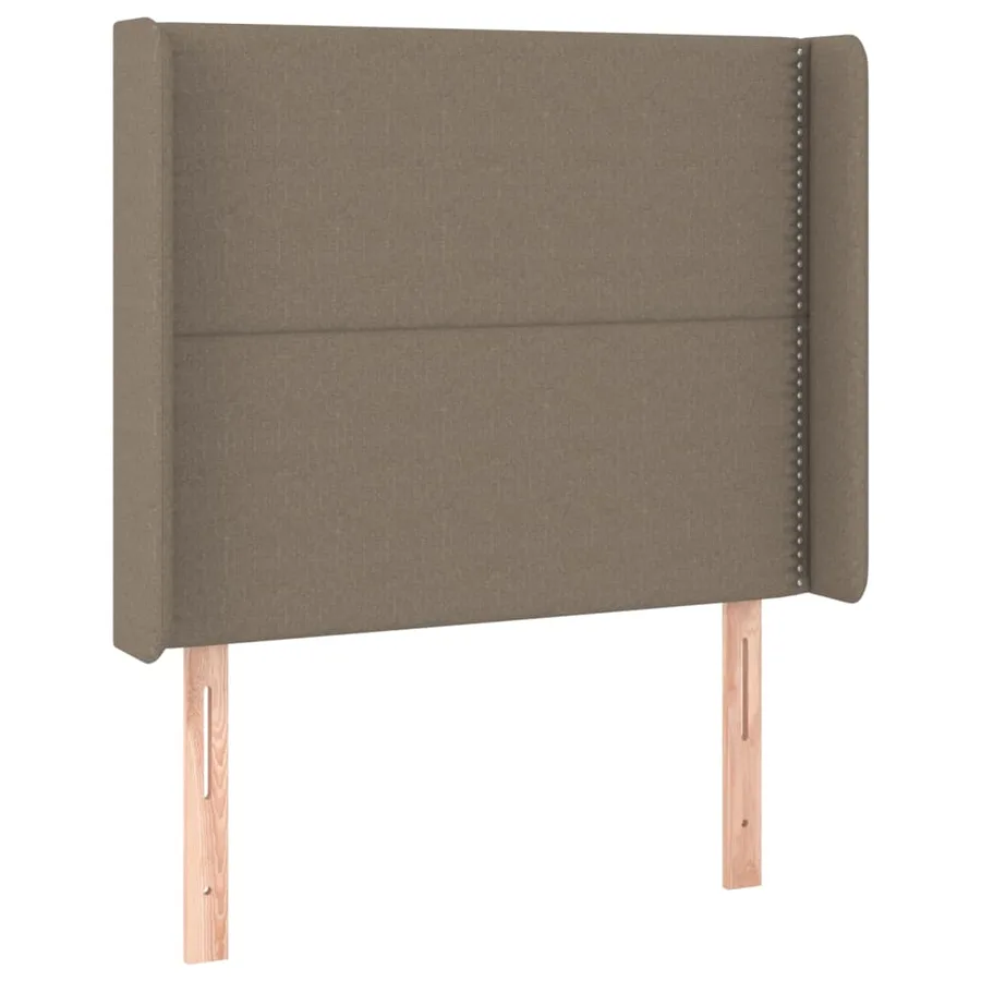 Sommier à lattes de lit avec matelas Taupe 90x200 cm Tissu - 6