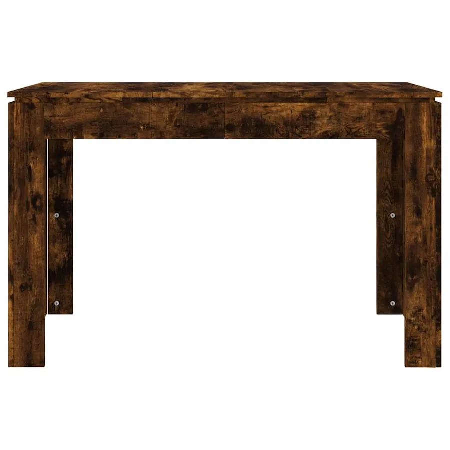 Table à dîner chêne fumé 120x60x76 cm bois d'ingénierie - 4