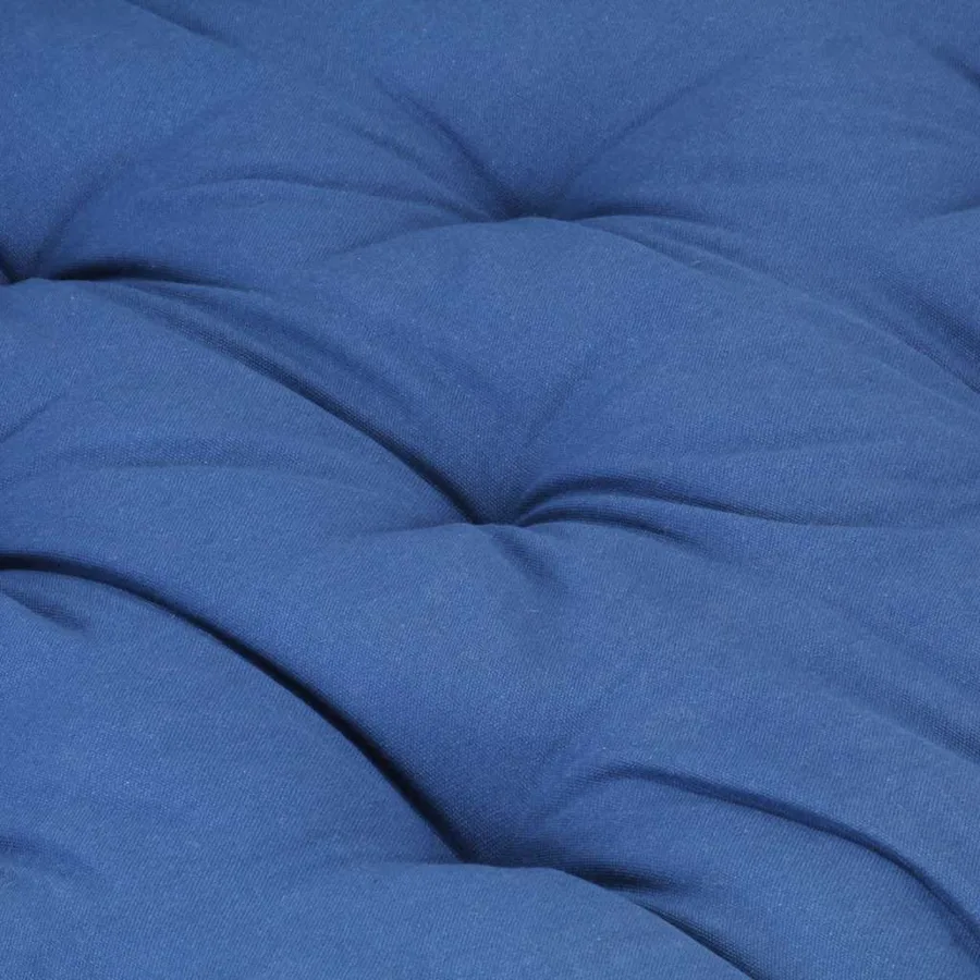 Coussin de plancher de palette Coton 120x40x7 cm Bleu clair - 8