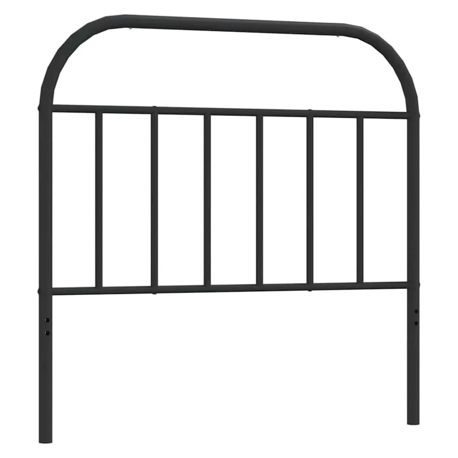 Tête de lit de remplacement métal noir 100 cm - 2