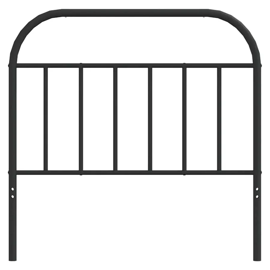 Tête de lit de remplacement métal noir 100 cm - 4