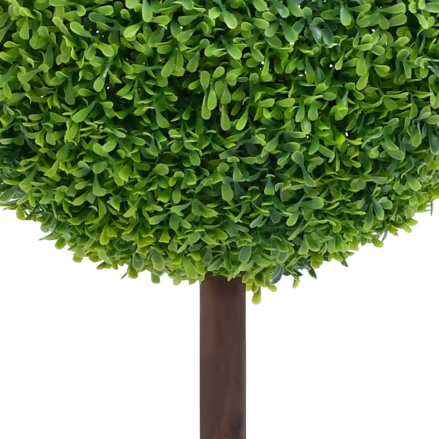 Plante de buis artificiel avec pot Forme de boule Vert 50 cm - 3