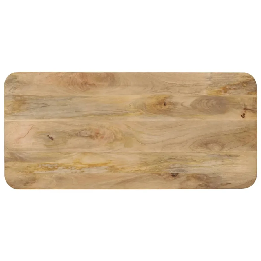 Table à dîner 112x52x76 cm bois de manguier massif - 4
