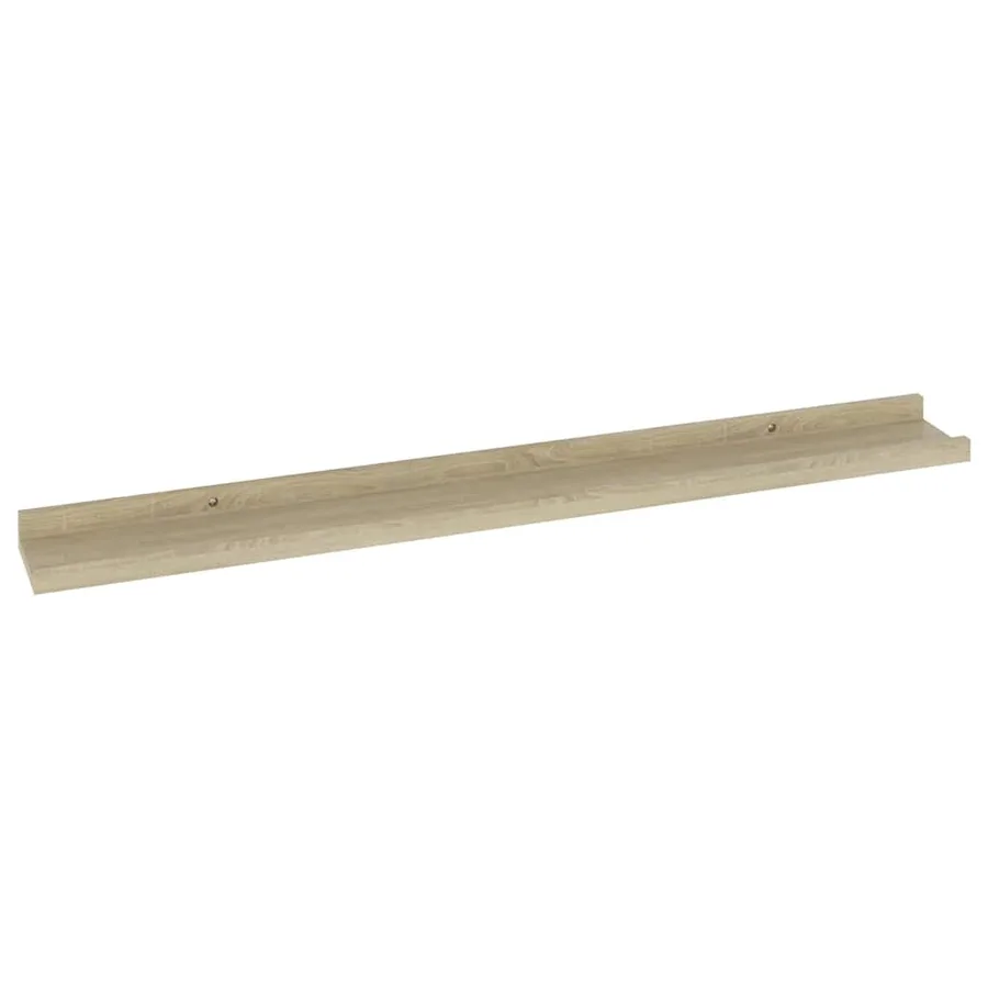 Étagères murales 4 pcs chêne sonoma 80x9x3 cm - 5