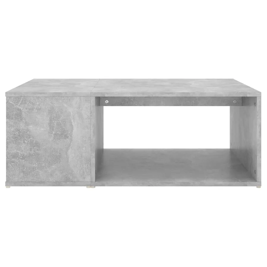 Table basse gris béton 90x67x33 cm bois d'ingénierie - 3