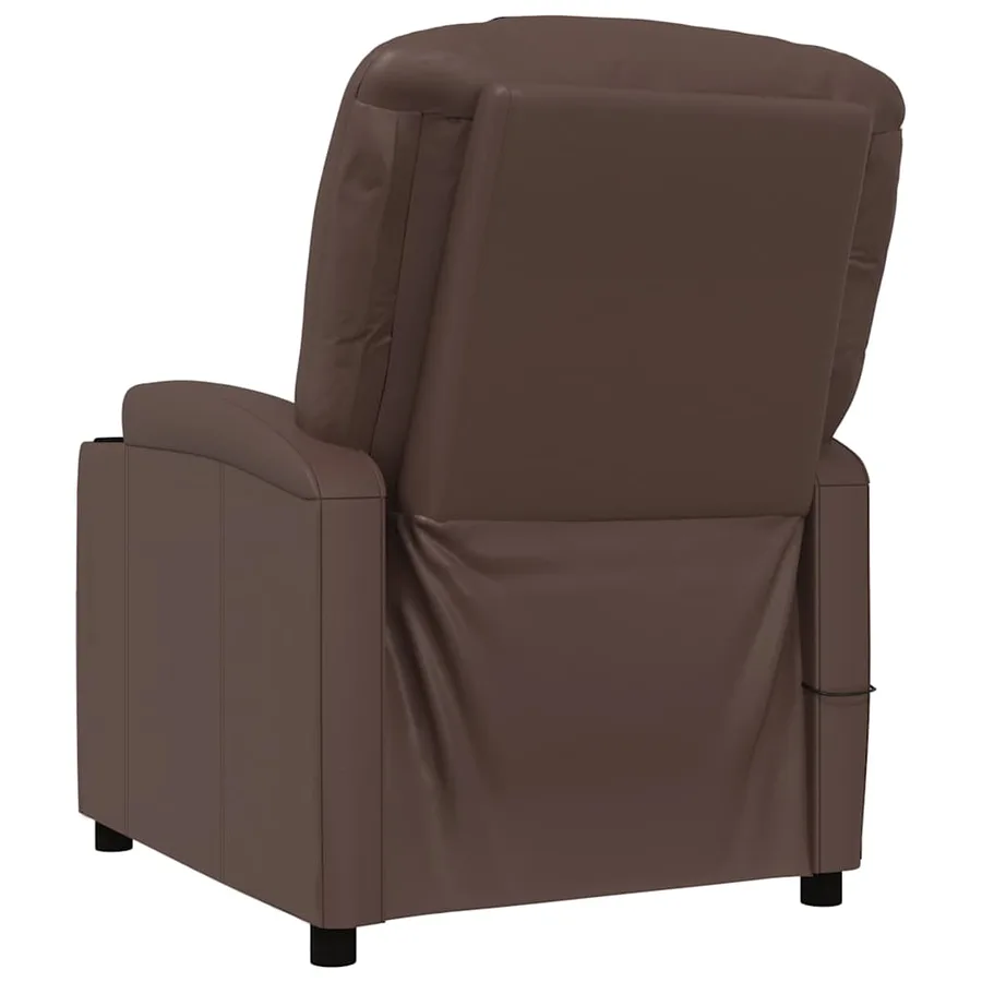 Fauteuil de massage Marron Similicuir - 5