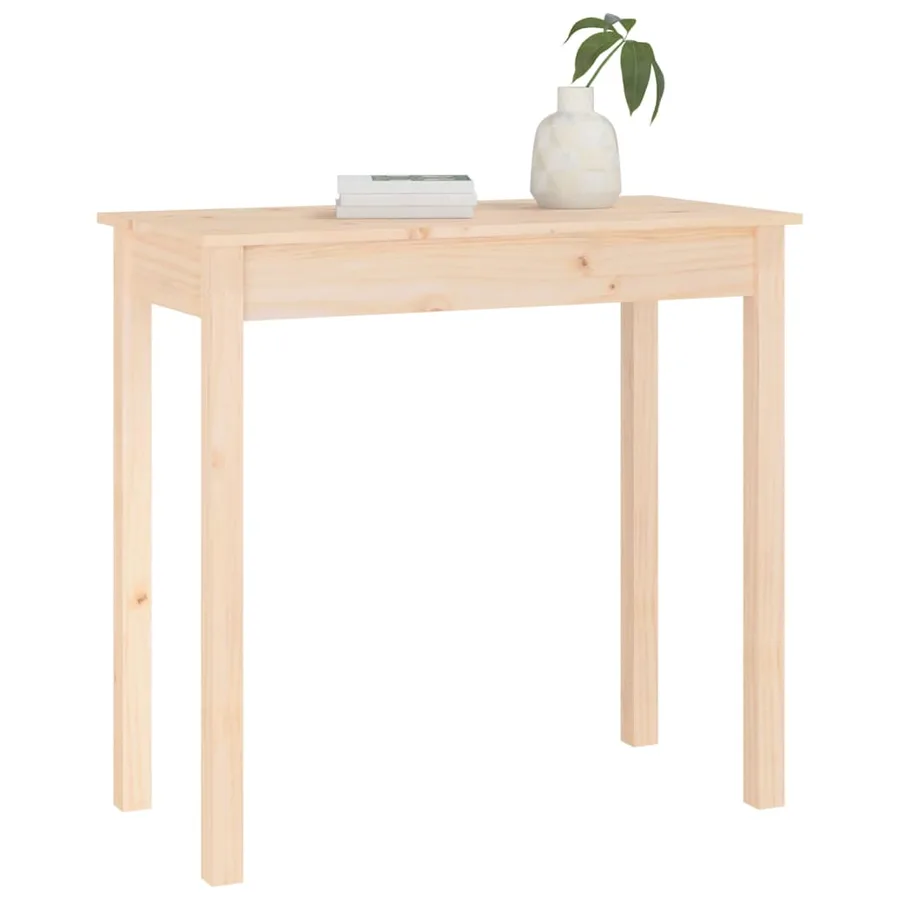 Table console 80x40x75 cm Bois massif de pin - 4