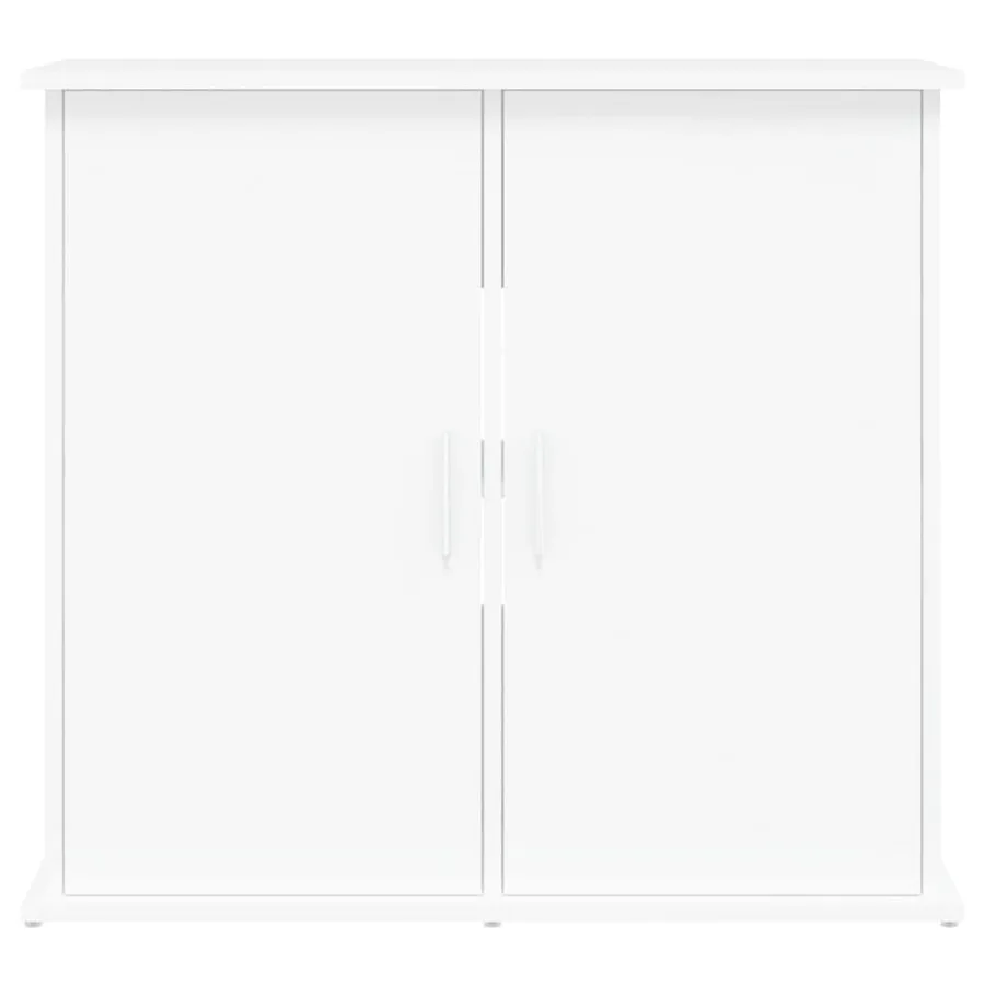 Support pour aquarium blanc 81x36x73 cm bois d'ingénierie - 5