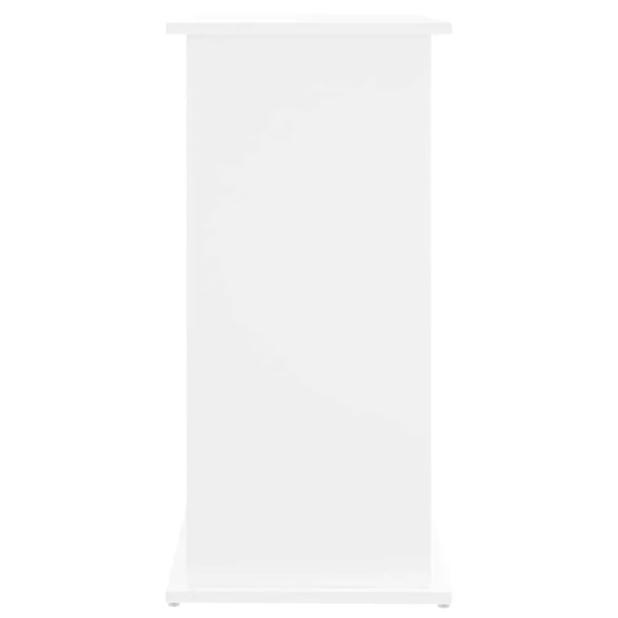 Support pour aquarium blanc 81x36x73 cm bois d'ingénierie - 7