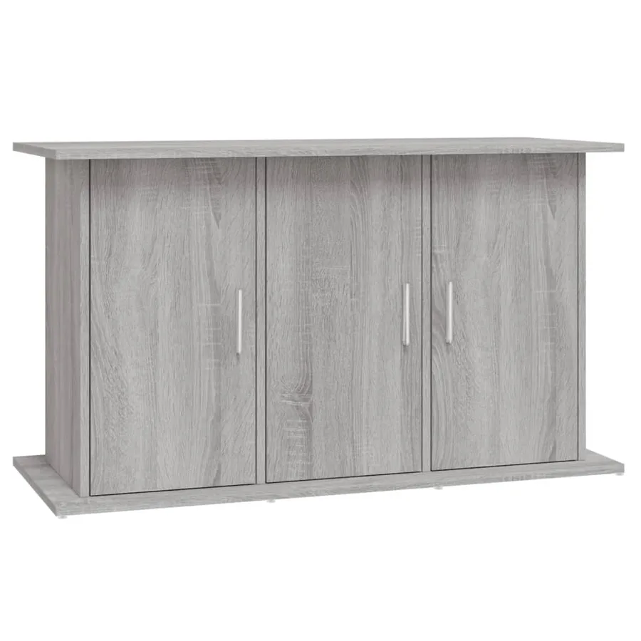Support pour aquarium sonoma gris 101x41x58cm bois d'ingénierie - 2