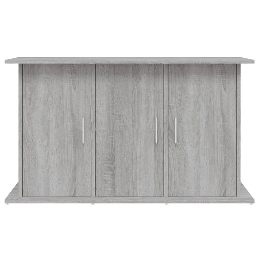Support pour aquarium sonoma gris 101x41x58cm bois d'ingénierie - 5