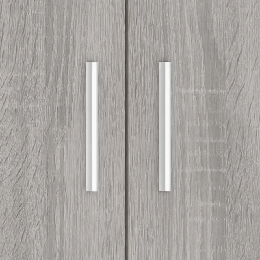 Support pour aquarium sonoma gris 101x41x58cm bois d'ingénierie - 9