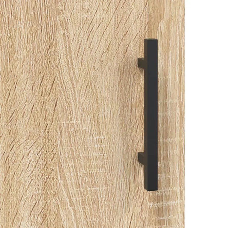 Buffet chêne sonoma 90x34x80 cm bois d'ingénierie - 10