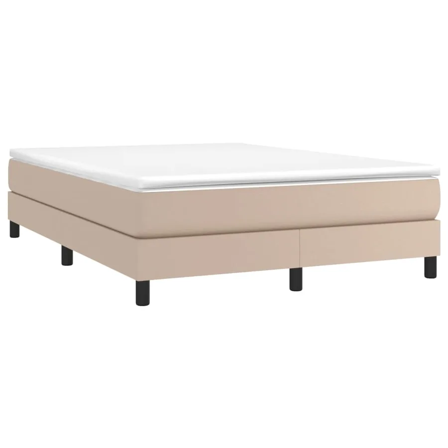 Sommier à lattes de lit avec matelas Cappuccino 140x200 cm - 3