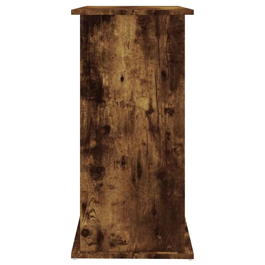 Support pour aquarium chêne fumé 81x36x73 cm bois d'ingénierie - 7