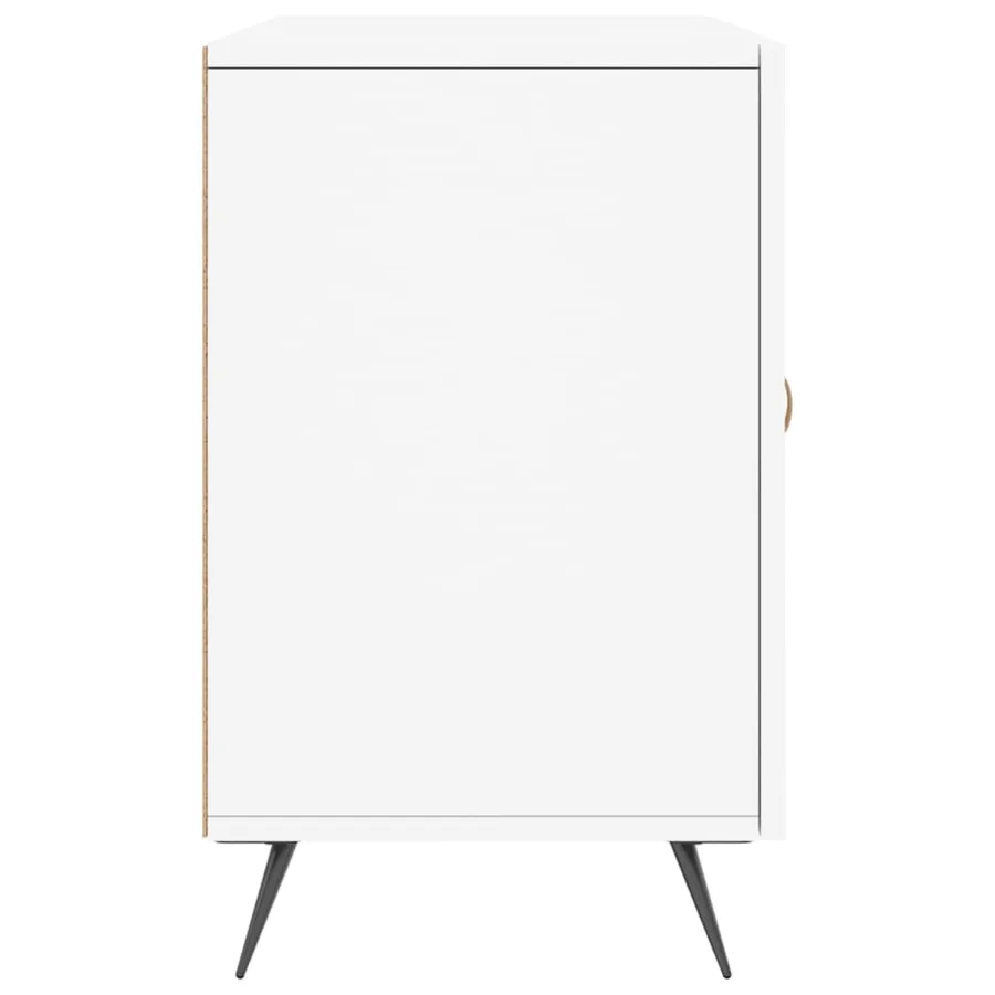 Buffet blanc 100x36x60 cm bois d'ingénierie - 7