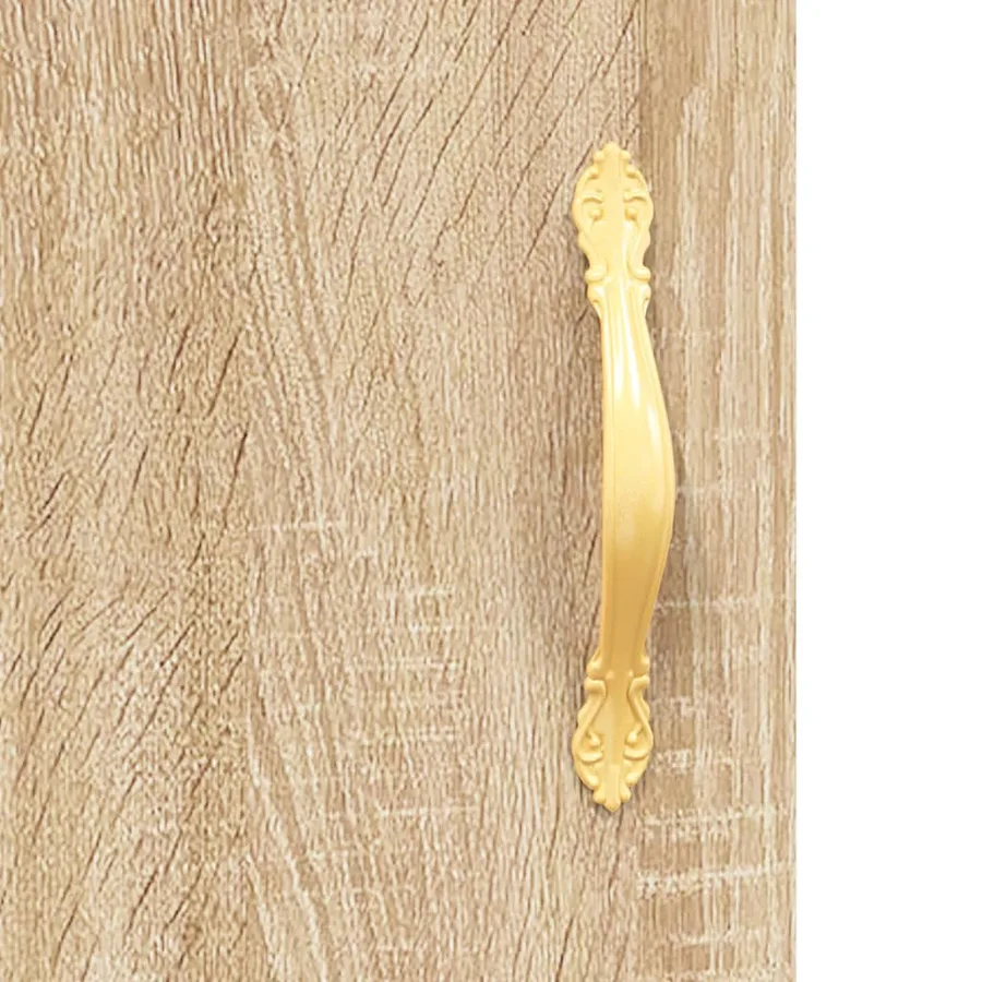 Buffet chêne sonoma 90x34x80 cm bois d'ingénierie - 10
