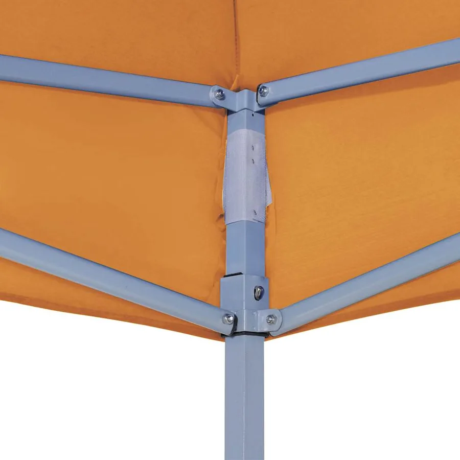 Toit de tente de réception 2x2 m Orange 270 g/m² - 4