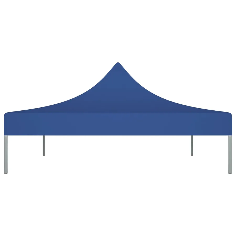 Toit de tente de réception 4,5x3 m Bleu 270 g/m² - 4