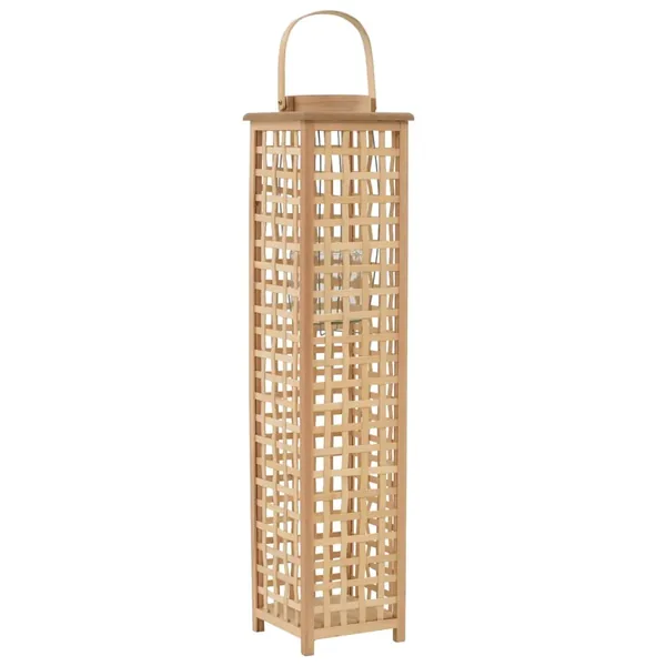 Bougeoir suspendu Bambou Naturel