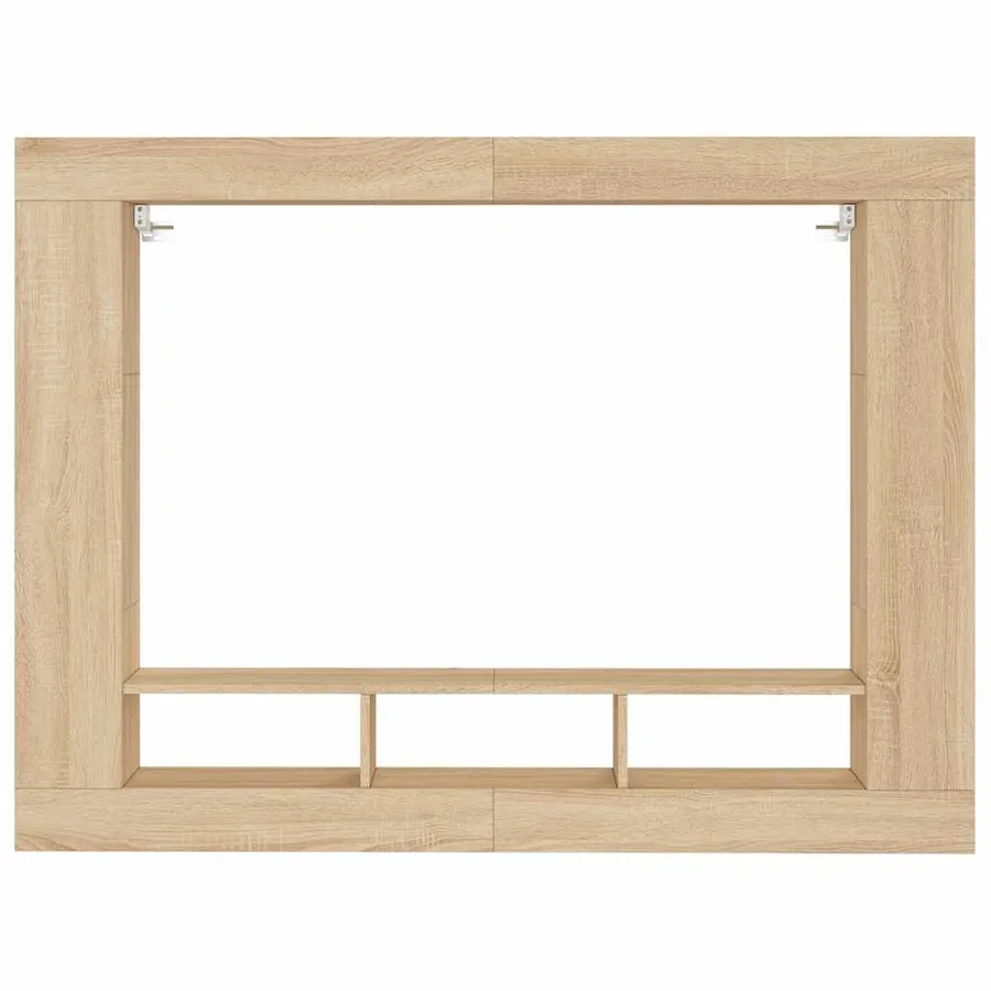 Meuble TV chêne sonoma 152x22x113 cm bois d'ingénierie - 4