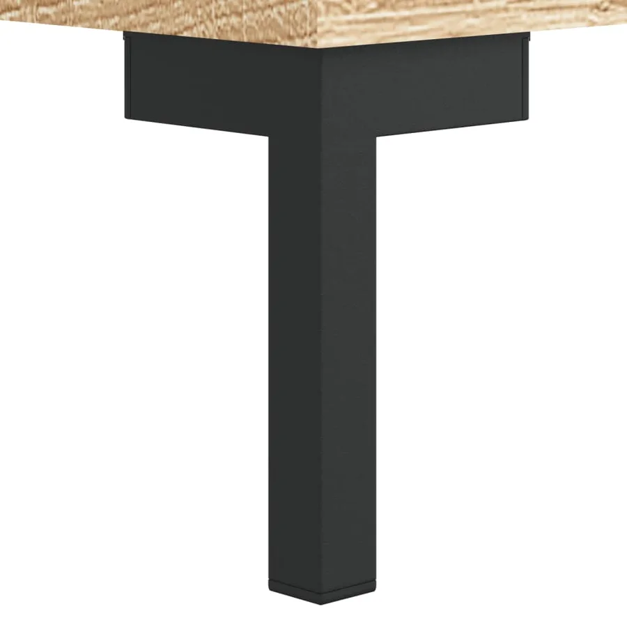 Buffet chêne sonoma 100x36x60 cm bois d'ingénierie - 11