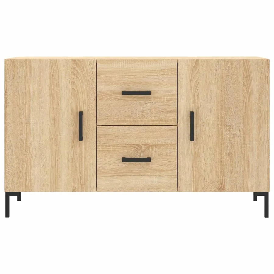 Buffet chêne sonoma 100x36x60 cm bois d'ingénierie - 6