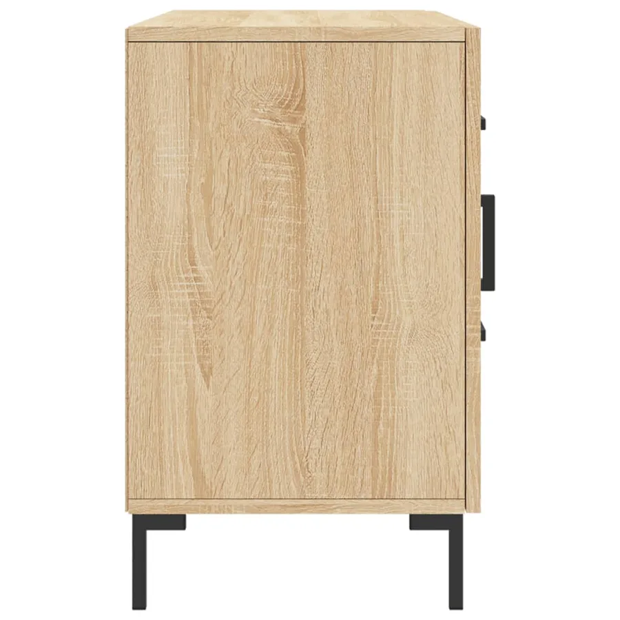Buffet chêne sonoma 100x36x60 cm bois d'ingénierie - 7