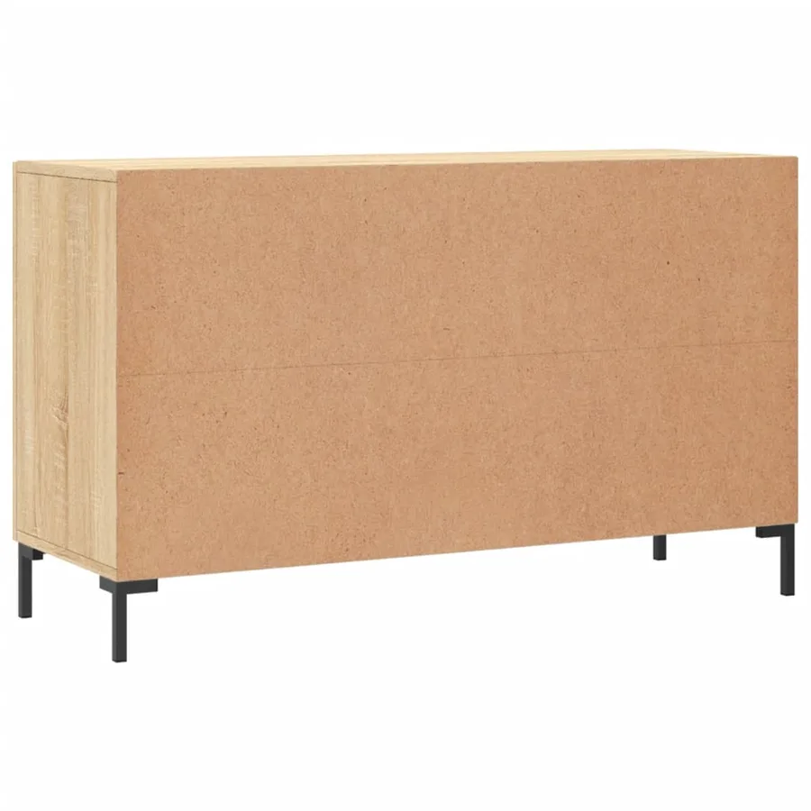 Buffet chêne sonoma 100x36x60 cm bois d'ingénierie - 8