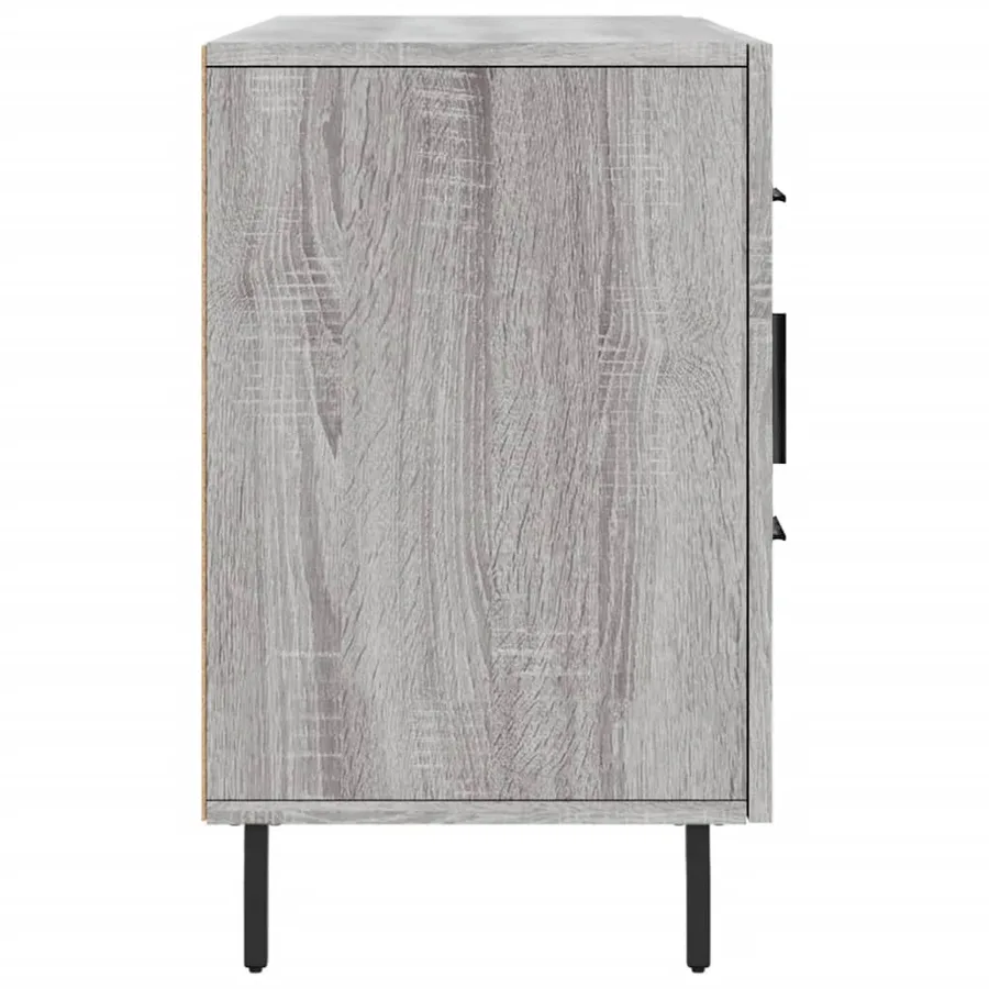 Buffet sonoma gris 100x36x60 cm bois d'ingénierie - 7