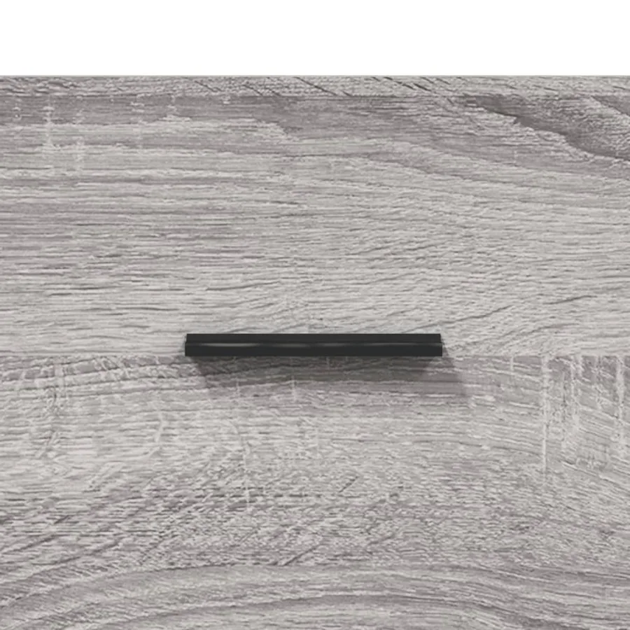 Buffet sonoma gris 100x36x60 cm bois d'ingénierie - 9