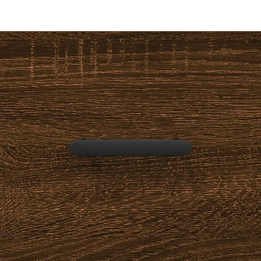 Buffet Chêne marron 34,5x34x90 cm Bois d'ingénierie - 9