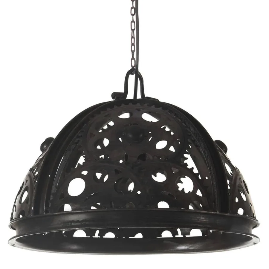 Plafonnier industriel en forme de roue dentée 45 cm E27 - 2