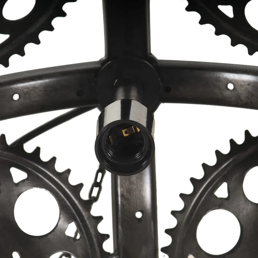 Plafonnier industriel en forme de roue dentée 45 cm E27 - 5