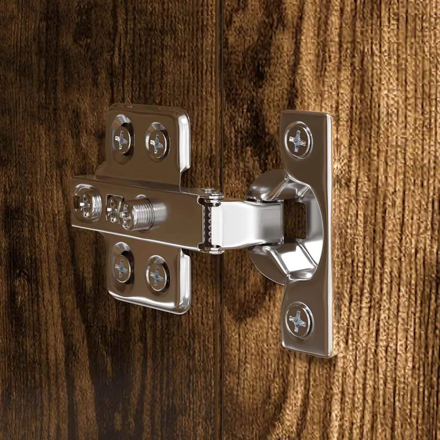 Ensemble de meubles TV 10 pcs Chêne fumé Bois d'ingénierie - 10