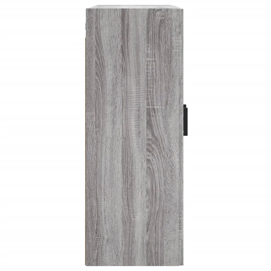 Armoire murale sonoma gris 69,5x34x90 cm bois d'ingénierie - 8