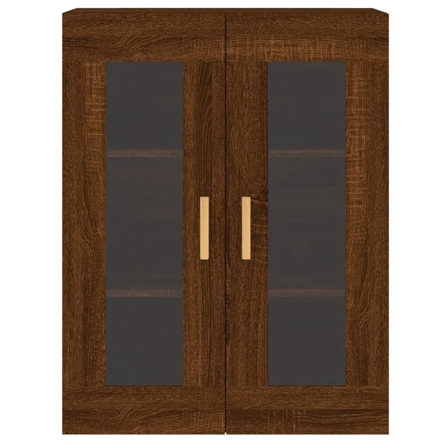 Armoires murales 2 pcs chêne marron bois d'ingénierie - 7