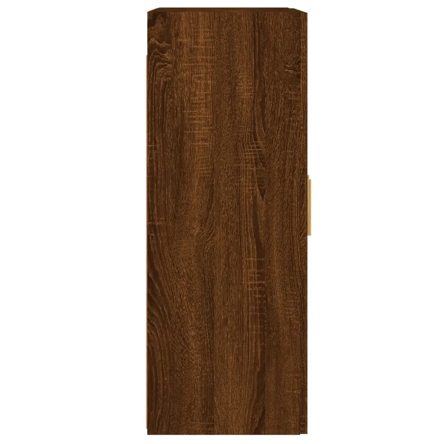 Armoires murales 2 pcs chêne marron bois d'ingénierie - 8